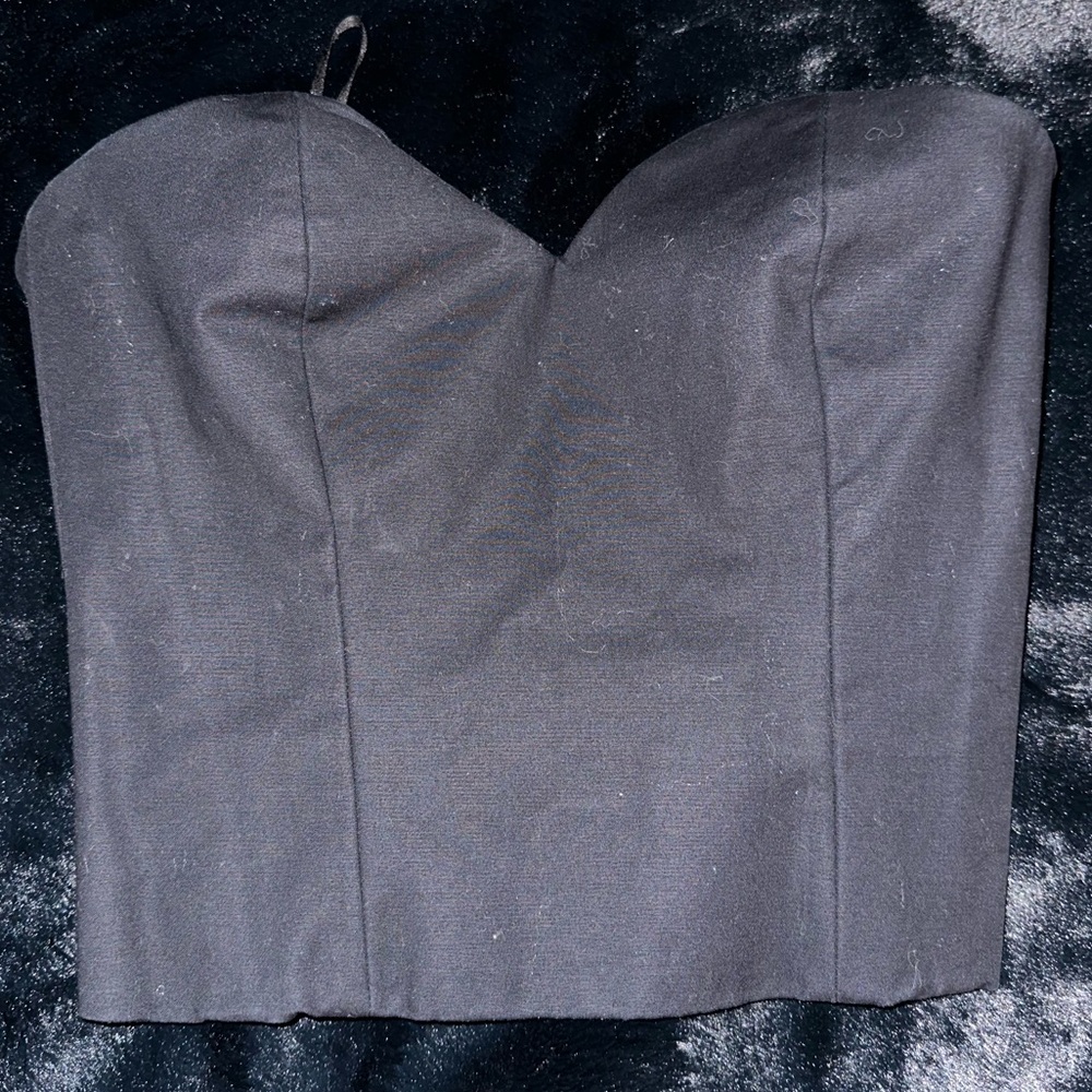 Black crop size S